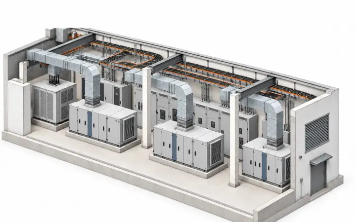 Existing-Conditions Digital Baseline for a Wastewater Facility Upgrade (illustrative)