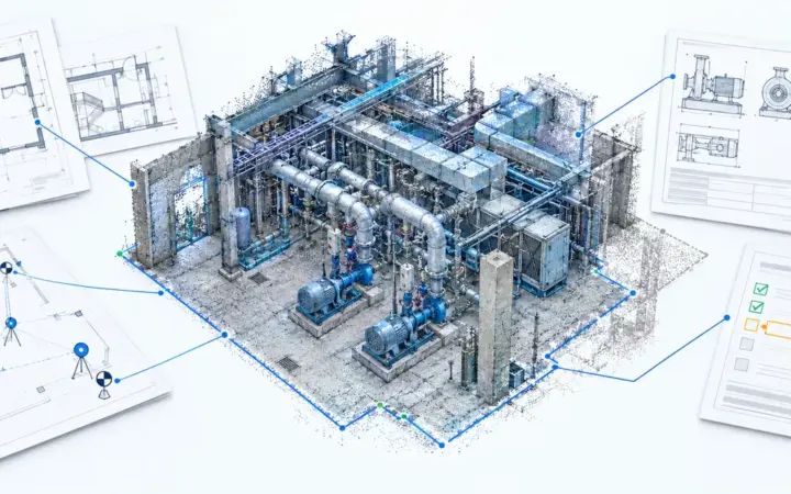 How to prepare inputs for a scan-to-BIM package (illustrative)